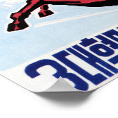 Vooruit! Met drie revolutionaire banners hoog! DPR Poster (Hoek)