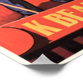 Vooruit naar de Grote Goal! China Russisch communi Poster (Hoek)