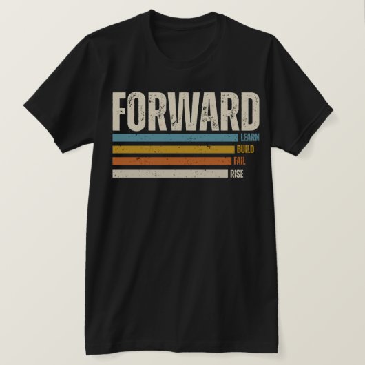 Vooruit Vintage T-shirt (Design voorkant)