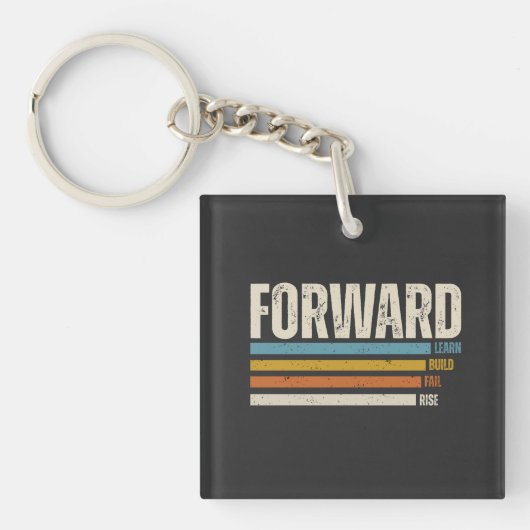 Vooruit Vintage T-shirt Sleutelhanger (voorkant)