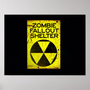 Vooruit voor de schuilplaats. poster