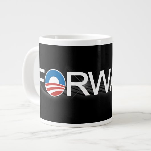 Vooruitblik voor Obama 2012 Grote Koffiekop (Links)