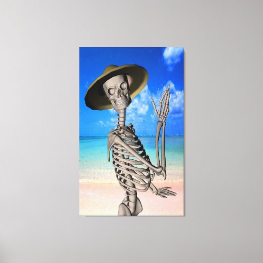 Vooruitblikkend op de zomer canvas afdruk (Voorkant)