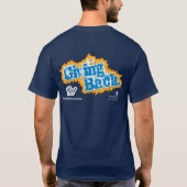 Vooruitblikkend. Ruggeven. T-shirt (Achterkant)