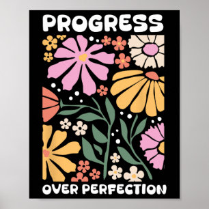 Vooruitgang Boven Perfectie Aba Therapeut Gedrag R Poster