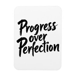 Vooruitgang boven perfectie – Motivatie handschrif Magneet