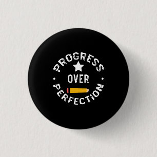 Vooruitgang Boven Perfectie Terug Naar School Lera Ronde Button 3,2 Cm