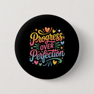 Vooruitgang Boven Perfectie Terug Naar School Lera Ronde Button 5,7 Cm