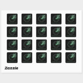 Vooruitgang heeft actie nodig vierkante sticker (Vel)