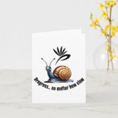 Vooruitgang... hoe traag Sticker Kaart (Gele Bloem)