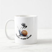 Vooruitgang... hoe traag Sticker Koffiemok (Links)