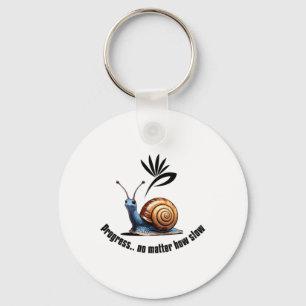 Vooruitgang... hoe traag Sticker Sleutelhanger