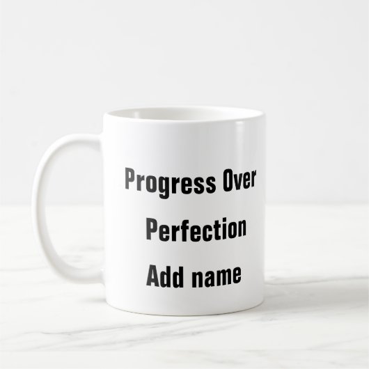 Vooruitgang in de geestelijke gezondheid is geen p koffiemok (Links)