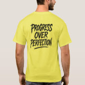 Vooruitgang in perfectie 4 t-shirt (Achterkant)
