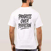 Vooruitgang in perfectie 9 t-shirt (Achterkant)