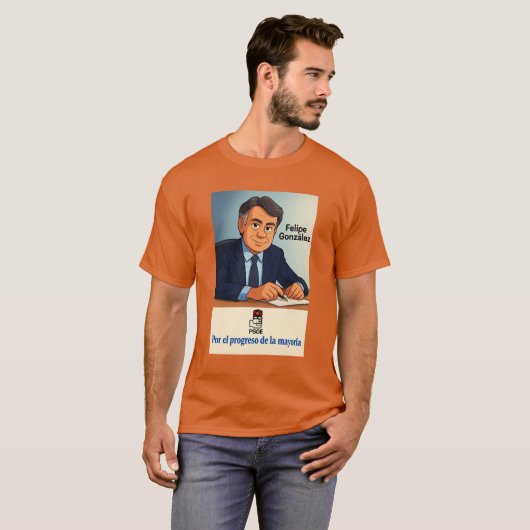 Vooruitgang met de PSOE T-shirt (Voorkant volledig)