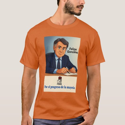 Vooruitgang met de PSOE T-shirt (Voorkant)