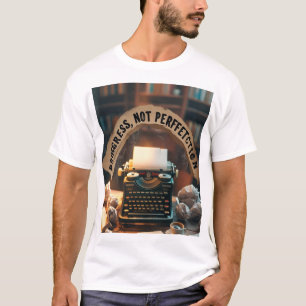 Vooruitgang, niet perfectie t-shirt