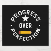 Vooruitgang op het gebied van de perfectie naar sc sparkling wijnetiket (Enkel label)