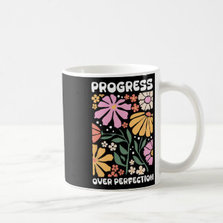 Vooruitgang over perfectie bij therapeutisch gedra koffiemok