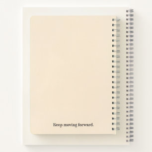 "Vooruitgang over perfectie" Motivatie spiraal nie Notitieboek