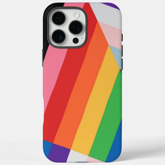 Vooruitgang Pride Flag Design – Inclusief LGBTQ+ Case-Mate iPhone Case (Achterkant)