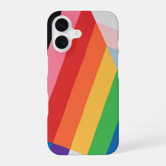 Vooruitgang Pride Flag Design – Inclusief LGBTQ+ iPhone 16 Hoesje