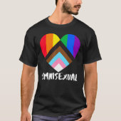 Vooruitgang Pride Regenboog Vlag Inclusiviteit Har T-shirt (Voorkant)