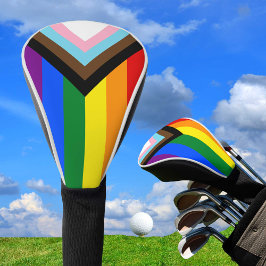 Vooruitgang Rainbow Flag golf, Pride golfen / LGBT Golfheadcover