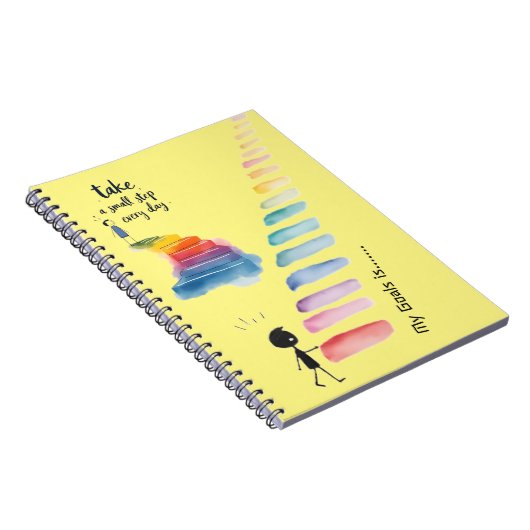 Vooruitgang stap voor stap notitieboek (Rechterzijde)