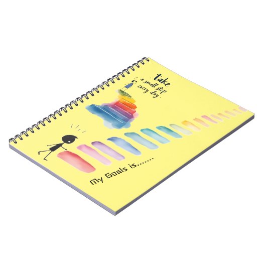 Vooruitgang stap voor stap notitieboek (Linkerzijde)