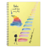 Vooruitgang stap voor stap notitieboek (Voorkant)