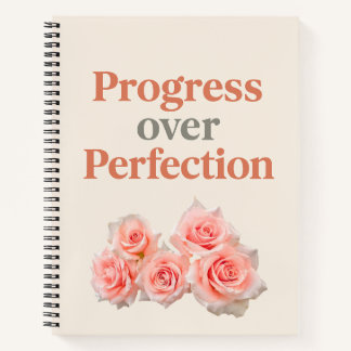 Vooruitgang ten opzichte van perfectie – Motivatie Notitieboek
