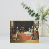 Vooruitgang van de in Leoben ondertekende vrede Briefkaart (Staand voorkant)