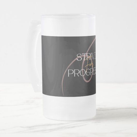 Vooruitgang van de Mok van glas (Voorkant links)