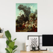 Vooruitgang van Liefde (Top Panel) – Fragonard Poster (Thuiskantoor)