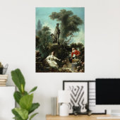 Vooruitgang van Liefde (Top Panel) – Fragonard Poster (Thuiskantoor)