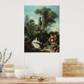 Vooruitgang van Liefde (Top Panel) – Fragonard Poster (Keuken)