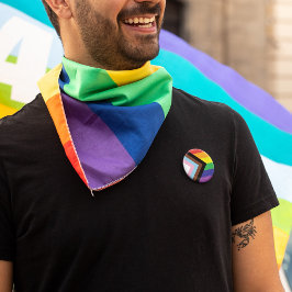 Vooruitgang Vlag Regenboog Genderdiversiteit Pride Ronde Button 5,7 Cm