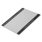 VOORUITGANG vs PERFECTIE aangepaste notitieblokken (Schuin)