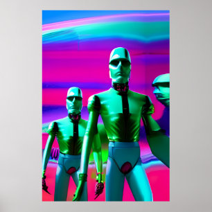 Vooruitlopen op Morgen Ken Gage Pop Surrealisme Poster