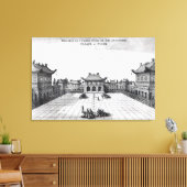 Vooruitzichten van de binnenrechter canvas afdruk (Insitu (Woonkamer))