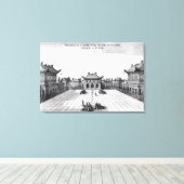 Vooruitzichten van de binnenrechter canvas afdruk (Insitu (Houten vloer))