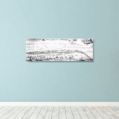Vooruitzichten van de brug in Barbados Canvas Afdruk (Insitu (Houten vloer))
