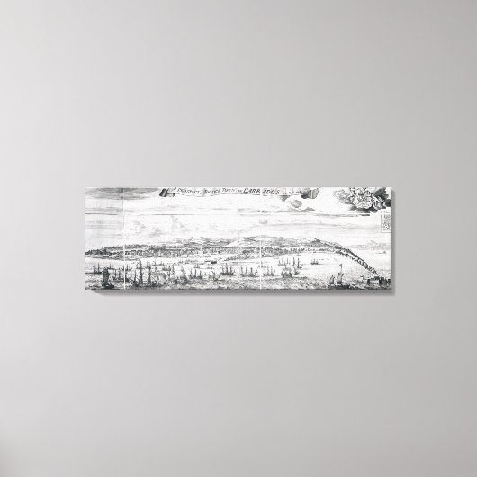 Vooruitzichten van de brug in Barbados Canvas Afdruk (Voorkant)