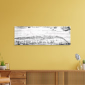 Vooruitzichten van de brug in Barbados Canvas Afdruk (Insitu (Woonkamer))