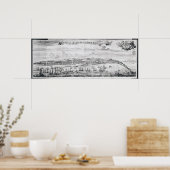 Vooruitzichten van de brug in Barbados Poster (Keuken)