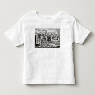 Vooruitzichten van de stad en de haven kinder shirts