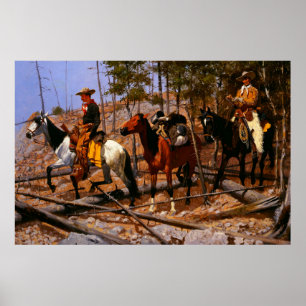 Vooruitzichten voor de veestapel Frederic Remingto Poster