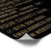 Voorval voor een moderne, oude, Silent Charity-vei Poster (Hoek)